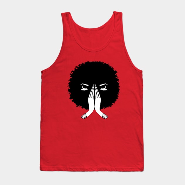 Afro women praying Tank Top by TshotDesign